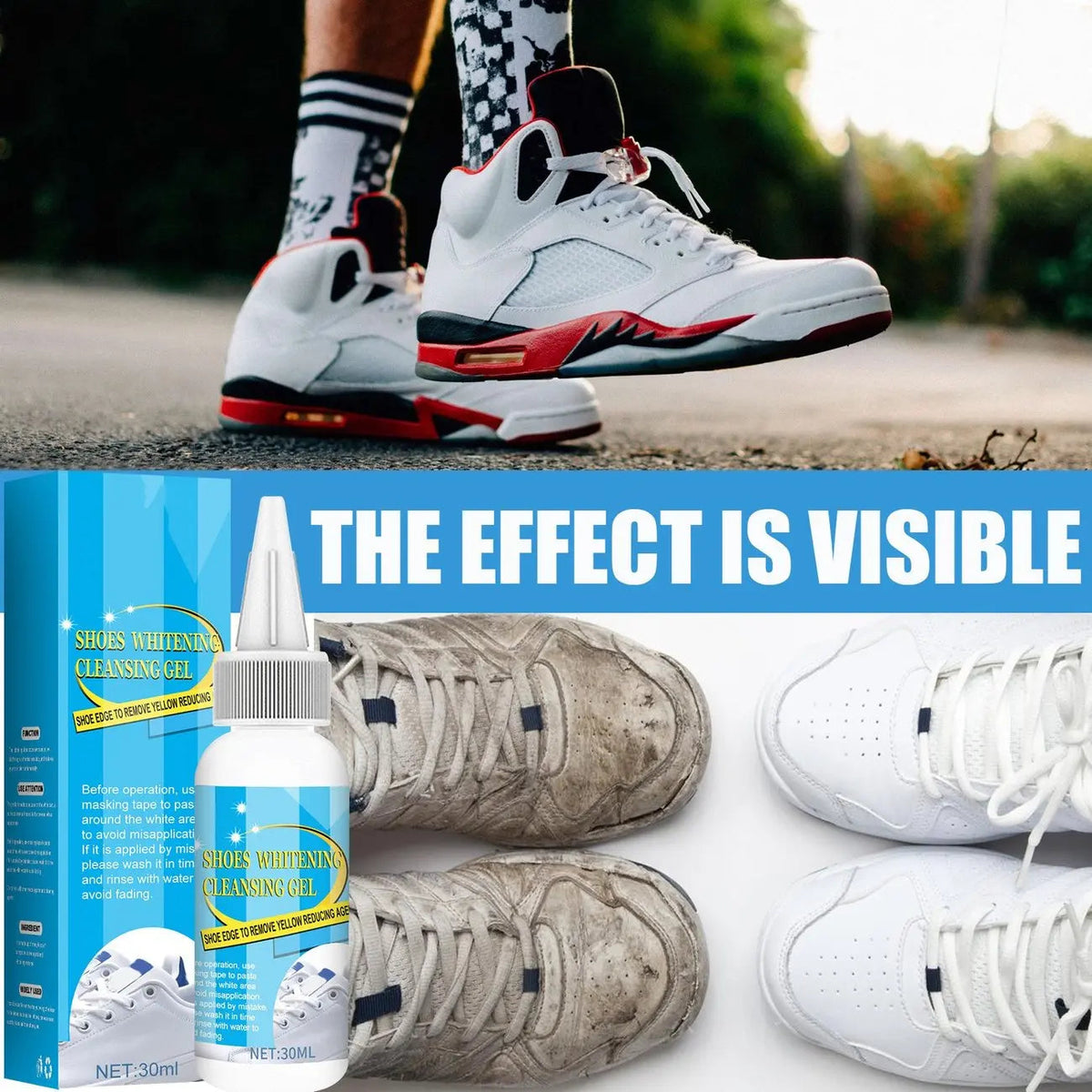 Shoe Brightening Cleaning Gel – Bring the brightness back to your shoes