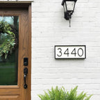 Modern 3D House Numbers with Floating Effect for Stylish Facades