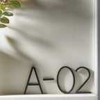 Modern 3D House Numbers with Floating Effect for Stylish Facades