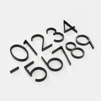 Modern 3D House Numbers with Floating Effect for Stylish Facades