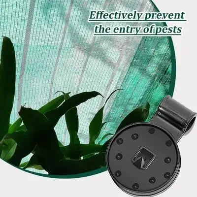 Heavy-duty sunshade clamps for stable net attachment