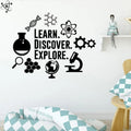 Wall sticker for scientific exploration