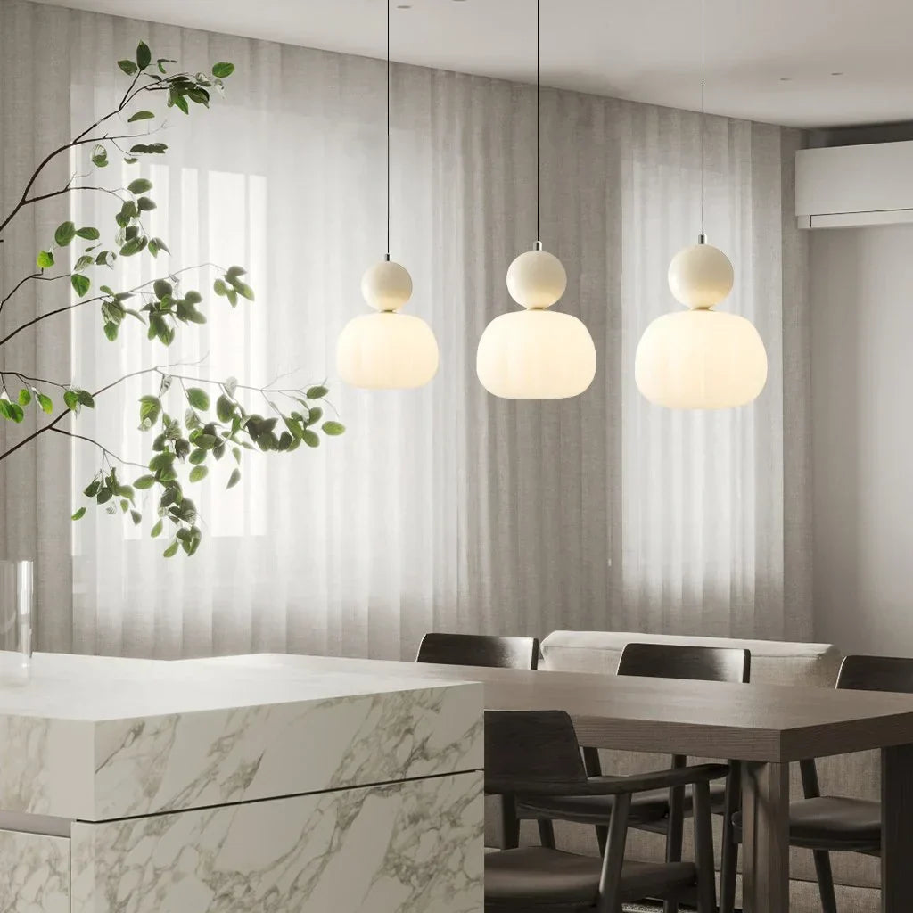Glass charm with a golden accent of luxury