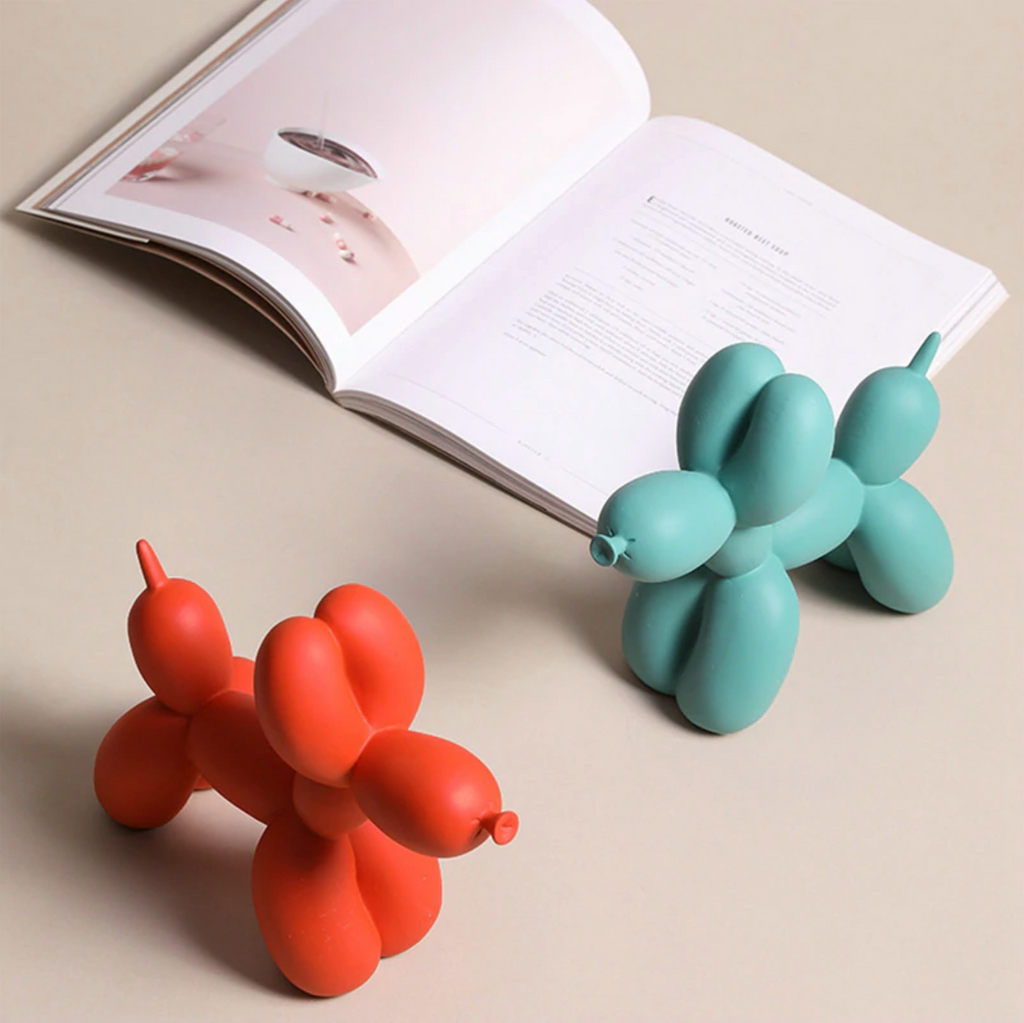 BalloonDog Lively Dog Sculpture | Pop-Art Decoration | Modern Home Decor | Handmade Statue