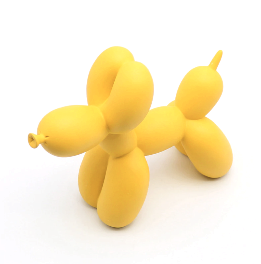 BalloonDog Lively Dog Sculpture | Pop-Art Decoration | Modern Home Decor | Handmade Statue