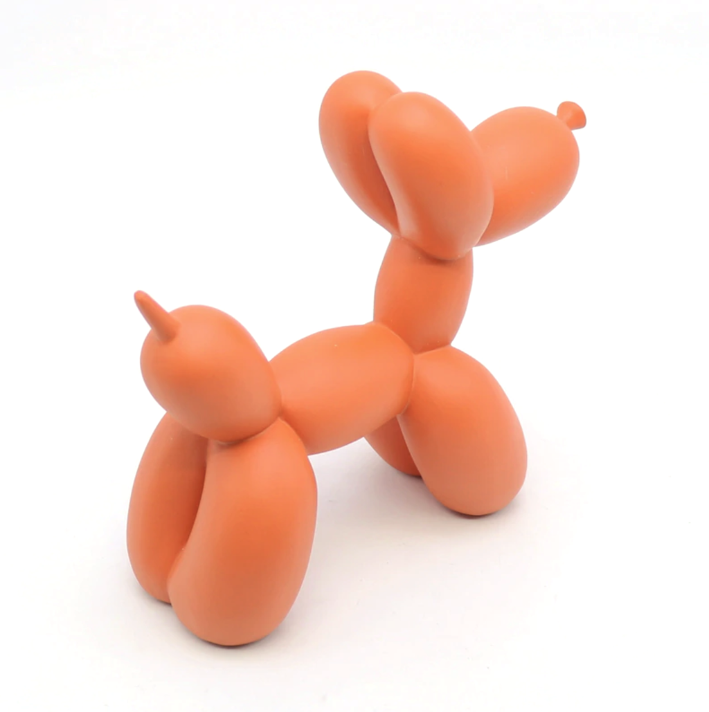 BalloonDog Lively Dog Sculpture | Pop-Art Decoration | Modern Home Decor | Handmade Statue