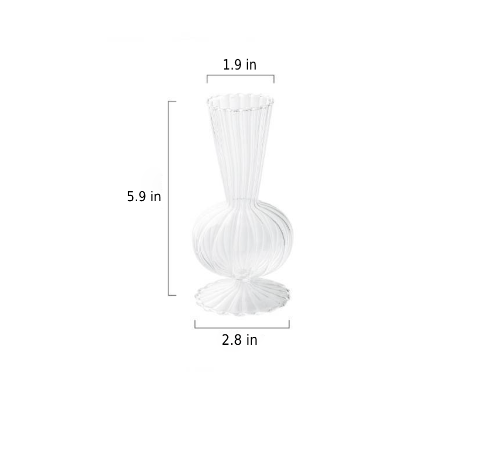 Petal-Textured-Glass Accents & Vases