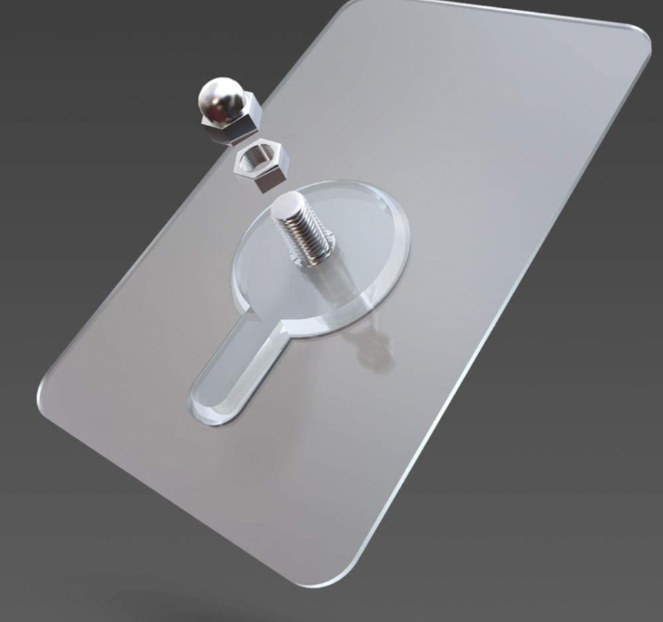 Self-adhesive nail | Load capacity of 10 kg | Suitable for all walls