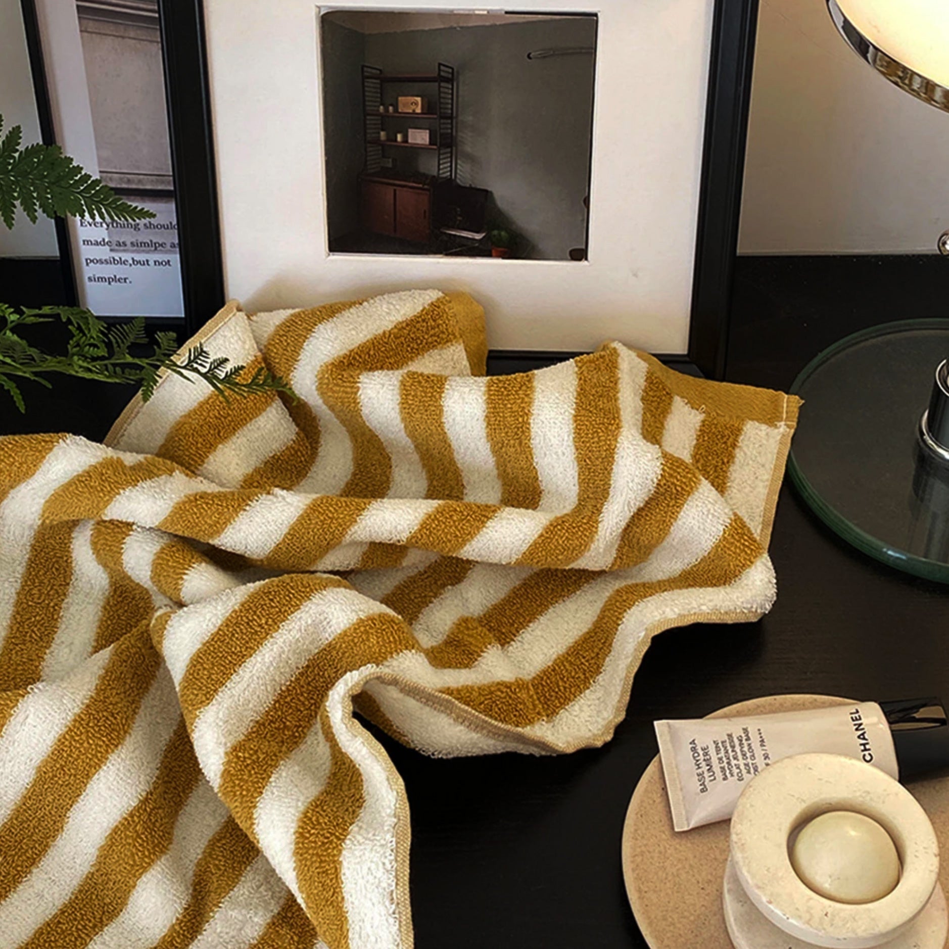 Colourful Checkerboard & Stripe Towels