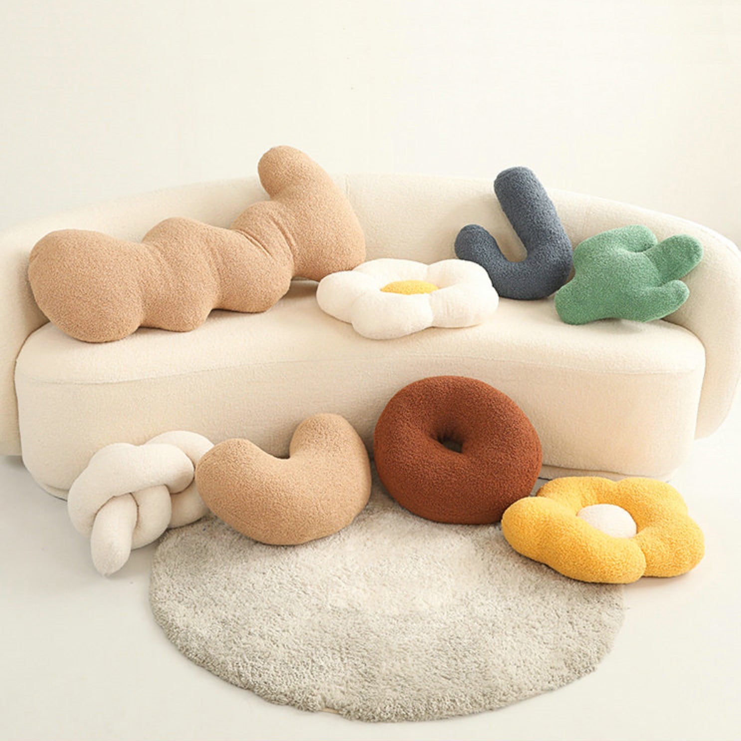 Playful Fluffy Cushions