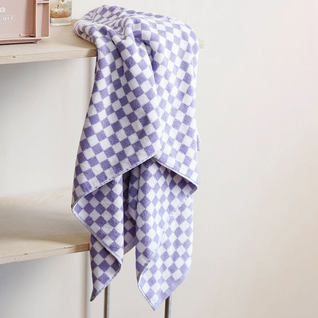 Colourful Checkerboard & Stripe Towels