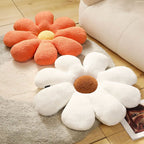 Boucle Plush Flower Cushion