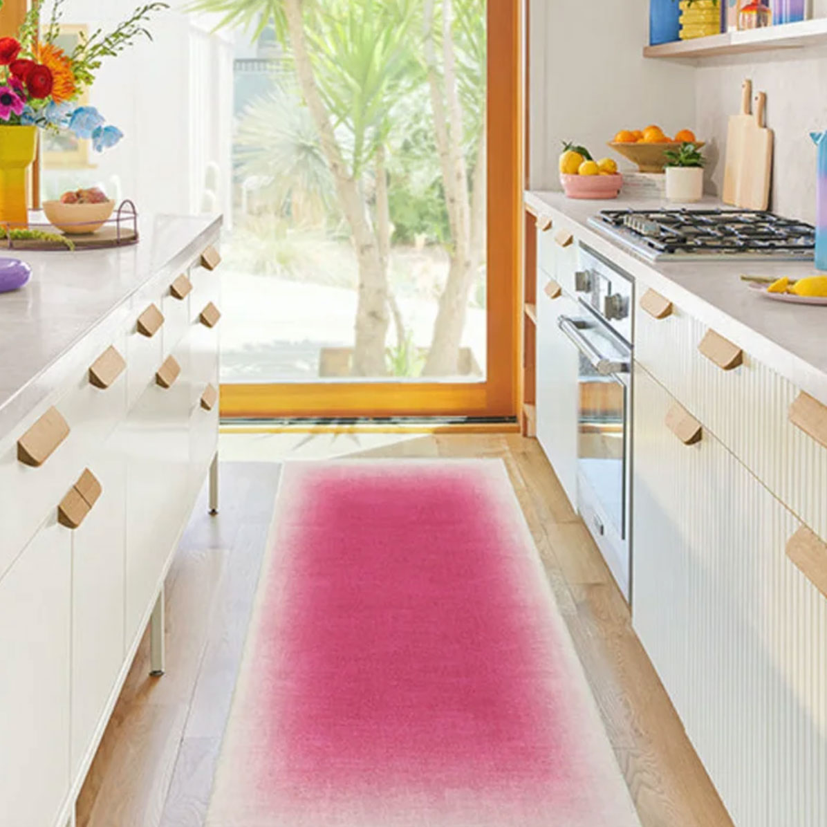 Pink Gradient Rug