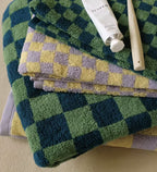 Checkerboard Cotton Towel
