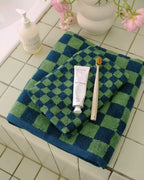 Checkerboard Cotton Towel