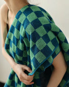 Checkerboard Cotton Towel