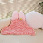 Rabbit Throw Pillow – Cute Bunny Shaped Cushion