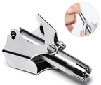 Painless stainless steel trimmer for nose & ear hair