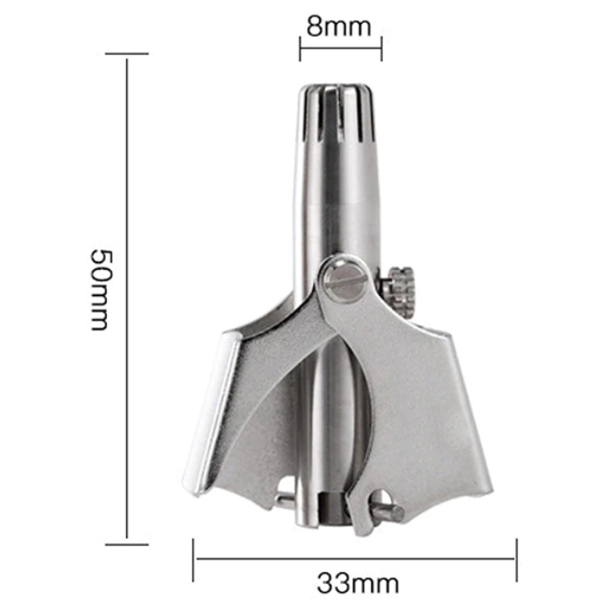 Stainless Steel Nose Hair Trimmer for Perfect Care