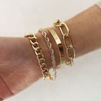 Enchanting Arm Candy | Stunning 4-Piece Bracelet Set