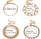 Enchanting Arm Candy | Stunning 4-Piece Bracelet Set