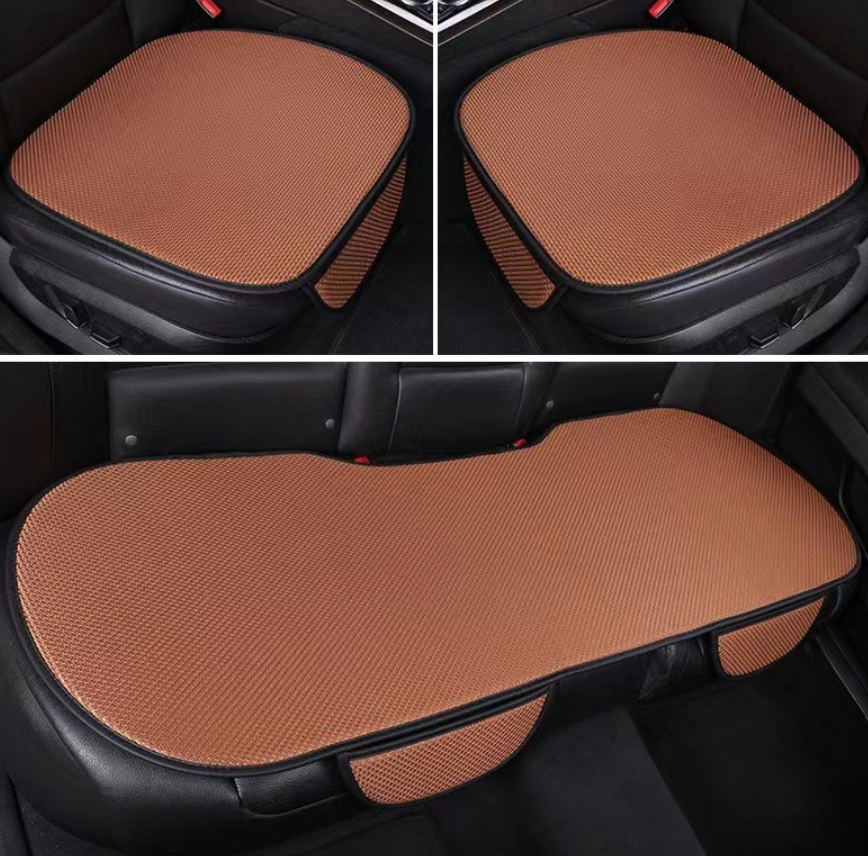 BreezeComfort Car Cover Set – Breathable Ice Side Car Seat Cushion with Massage Effect