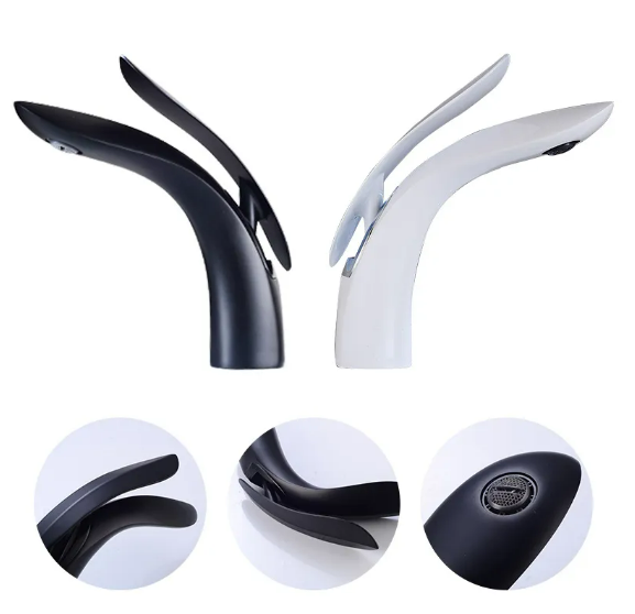 Luxurious modern bathroom faucet