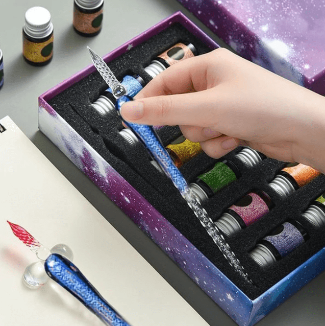 Crystal ink - Reinvented calligraphy - Mastering the art - Crystal Shine