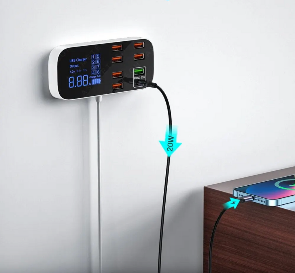 Eindhoven Multi USB Charger | Fast charger for power adapter