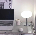 SérénitéMagique - Elegant Beige Table Lamp for Ambient Lighting