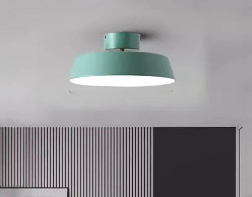 Designer LED ceiling lamp with angle adjustment