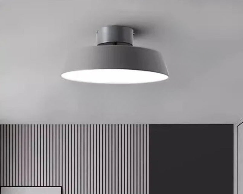 Designer LED ceiling lamp with angle adjustment