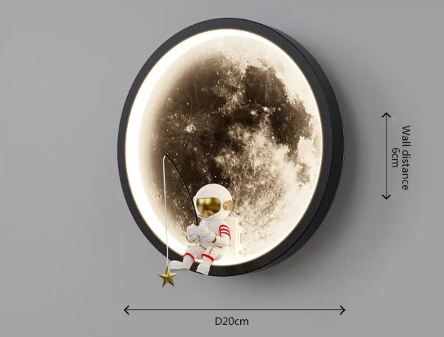 LED Wall Lamp with Moonlight Effect