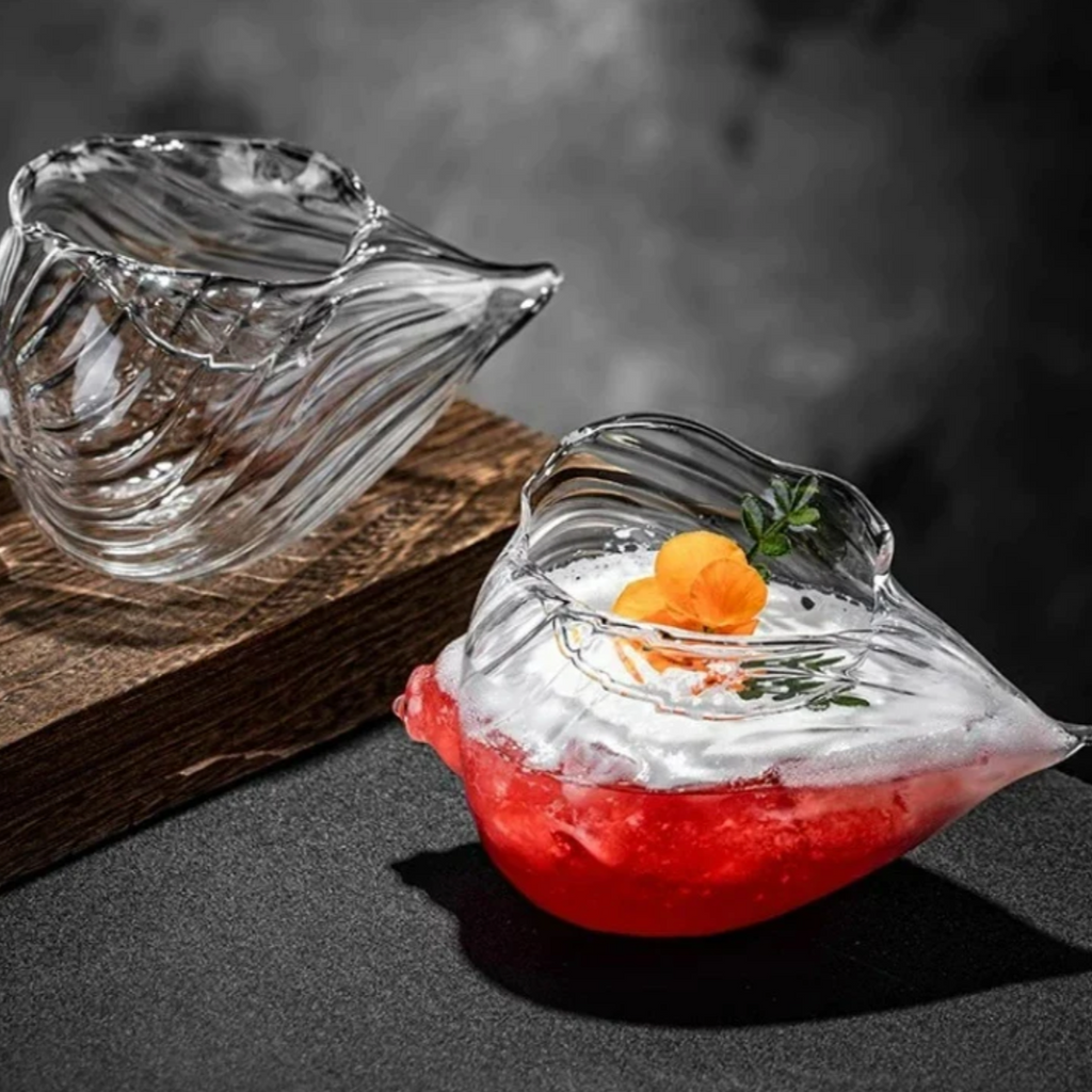 Conch Shell Glass 2-Piece Set