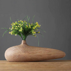 ClayAura Sahara Sculptured Vase | Handmade | Modern Decor for Home | Elegant Design