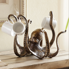 Kraken - Octopus Design Rustic Cruch Holder