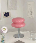 LueurRose – Retro Table Lamp with Dimmable LED and USB
