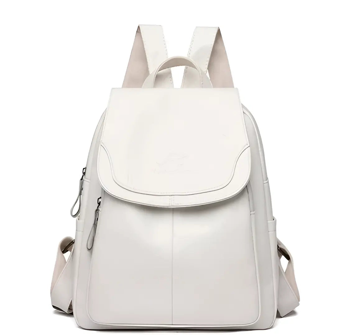 Vintage Leather Women's Backpack - Isabella