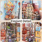 3D-Wood Puzzle DIY-Book Corner Kit