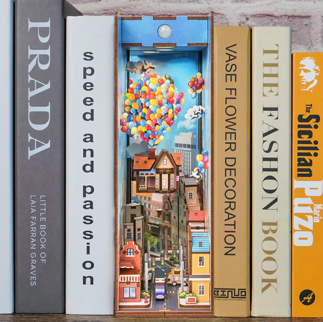 3D-Wood Puzzle DIY-Book Corner Kit