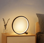 Minimalistic table lamp with touch and dimming function