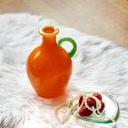 Vintage Stained Glass Binaural Vase