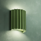 Contemporary wall lamp made of resin