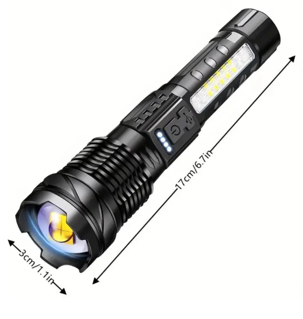 High Performance Military Flashlight with 5000 Lumens