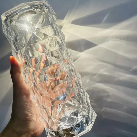 LED lamp in crystal design