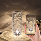 LED lamp in crystal design