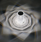 LED lamp in crystal design
