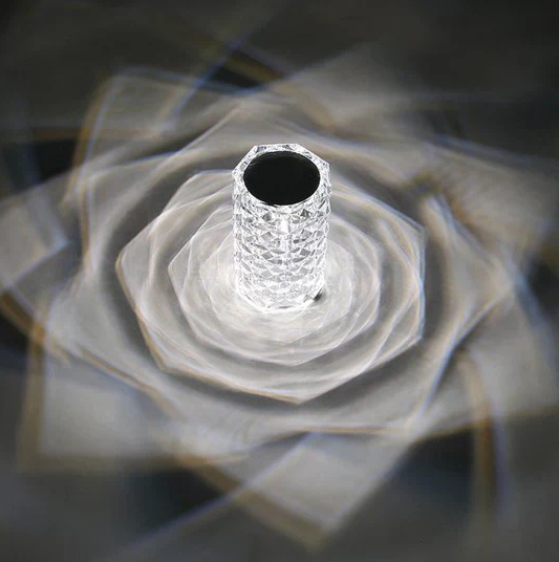LED lamp in crystal design