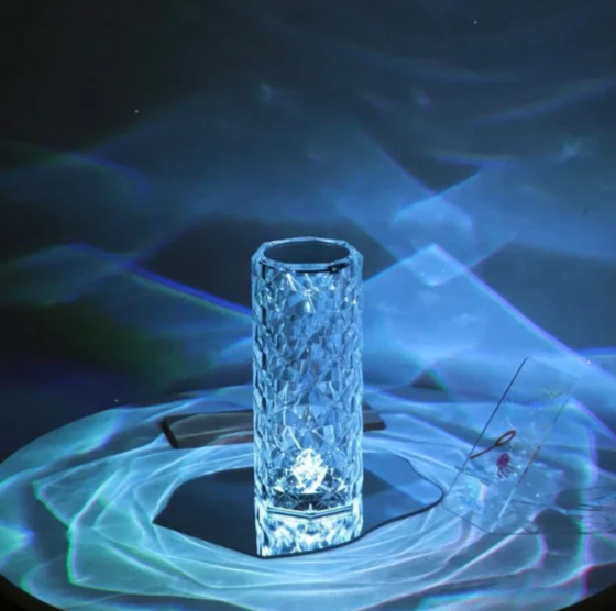 LED lamp in crystal design