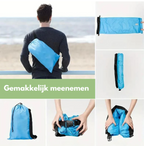 Air-filled lounge chair for on the go